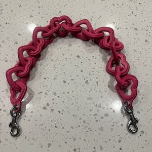 Coach Leather Heart Handbag strap